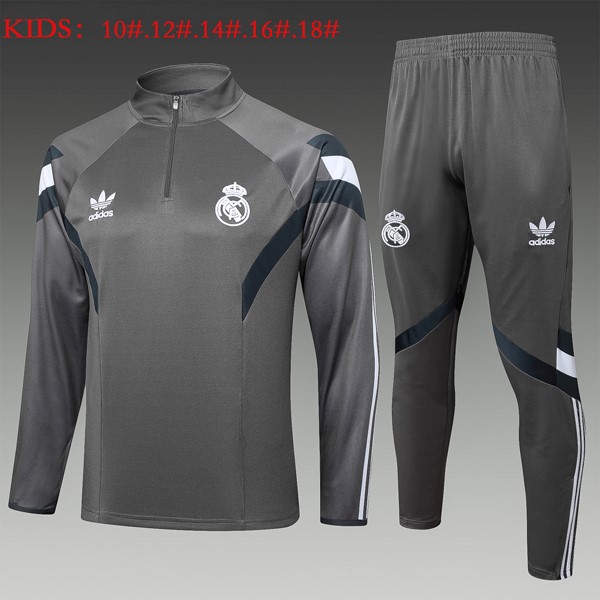 Ninos Sudadera De Training Real Madrid 2025/26 Gris